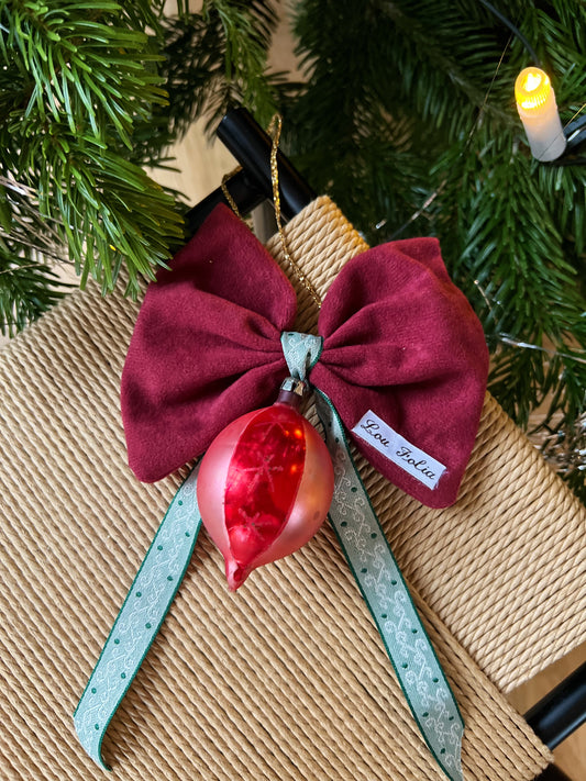 Julekugle med sløjfe - Nr. 218