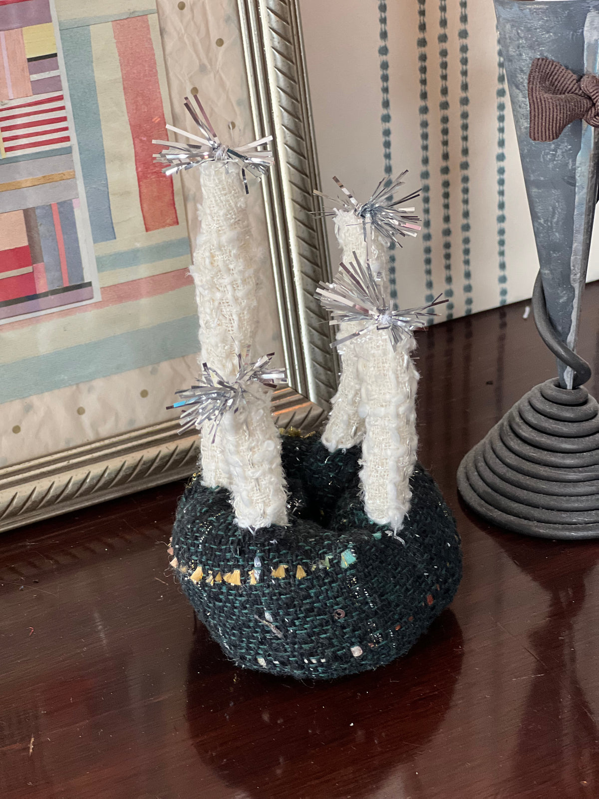Mini adventskrans